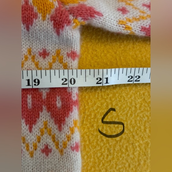 NWOT JCrew Cashmere Fair Isle crewneck sweater - Picture 5 of 9